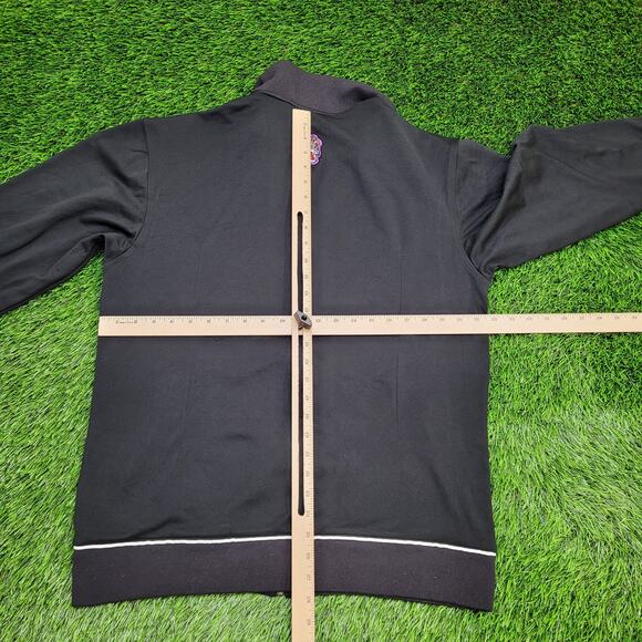 JMU Basketball Jacket Medium 22x28 Black Warm-Up - Picture 4 of 14